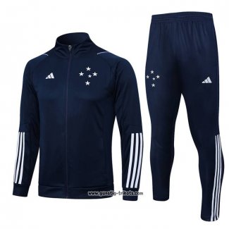 Jacke Trainingsanzug Cruzeiro 2023-2024 Blau