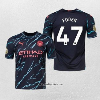 Manchester City Spieler Foden 3rd Trikot 2023-2024