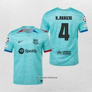 Barcelona Spieler R.Araujo 3rd Trikot 2023-2024