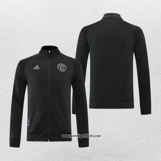 Jacke Manchester United 2022-2023 Schwarz