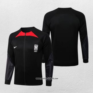 Jacke Südkorea 2022-2023 Schwarz