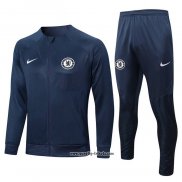 Jacke Trainingsanzug Chelsea 2022-2023 Blau