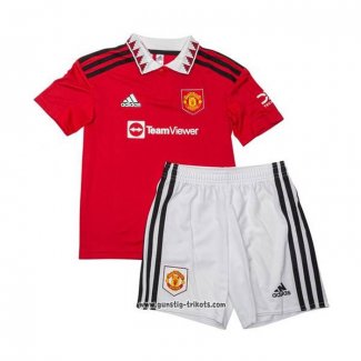 Manchester United Heimtrikot Kinder 2022-2023