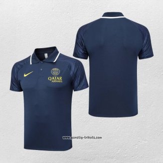 Polo Paris Saint-Germain 2023-2024 Blau