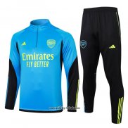 Sweatshirt Trainingsanzug Arsenal 2023-2024 Blau