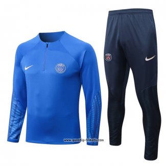 Sweatshirt Trainingsanzug Paris Saint-Germain 2022-2023 Blau