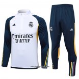 Sweatshirt Trainingsanzug Real Madrid Kinder 2023-2024 WeiB