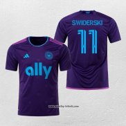 Charlotte FC Spieler Swiderski Auswartstrikot 2023-2024