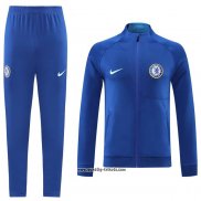 Jacke Trainingsanzug Chelsea 2022-2023 Blau