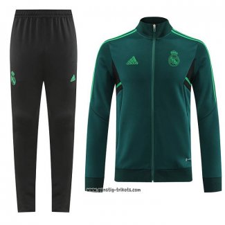 Jacke Trainingsanzug Real Madrid 2022-2023 Grun