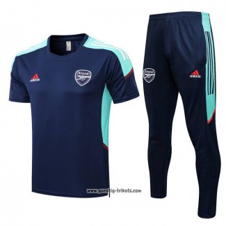 Trainingsanzug Arsenal Kurzarm 2022-2023 Blau