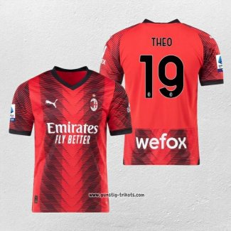 AC Milan Spieler Theo Heimtrikot 2023-2024