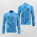 Jacke Manchester City 2022-2023 Blau Claro