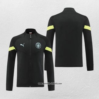 Jacke Manchester City 2022-2023 Schwarz