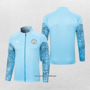 Jacke Manchester City 2023-2024 Blau