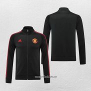 Jacke Manchester United 2022-2023 Schwarz