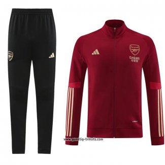 Jacke Trainingsanzug Arsenal 2023-2024 Rot Oscuro