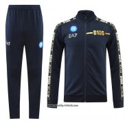 Jacke Trainingsanzug Napoli 2022-2023 Blau