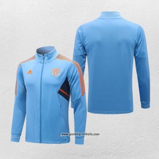 Jacke Manchester United 2022-2023 Blau