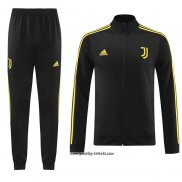 Jacke Trainingsanzug Juventus 2023-2024 Schwarz