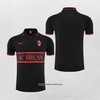 Polo AC Milan 2022-2023 Schwarz