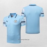 Polo Manchester City 2022-2023 Blau