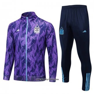 Jacke Trainingsanzug Argentinien 2022-2023 Purpura