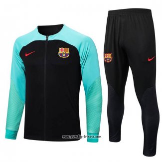 Jacke Trainingsanzug Barcelona 2022-2023 Schwarz