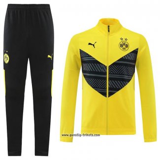 Jacke Trainingsanzug Borussia Dortmund 2022-2023 Gelb