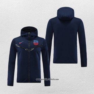 Kapuzenjacke Barcelona 2022-2023 Blau