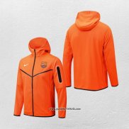 Kapuzenjacke Barcelona 2022-2023 Orange